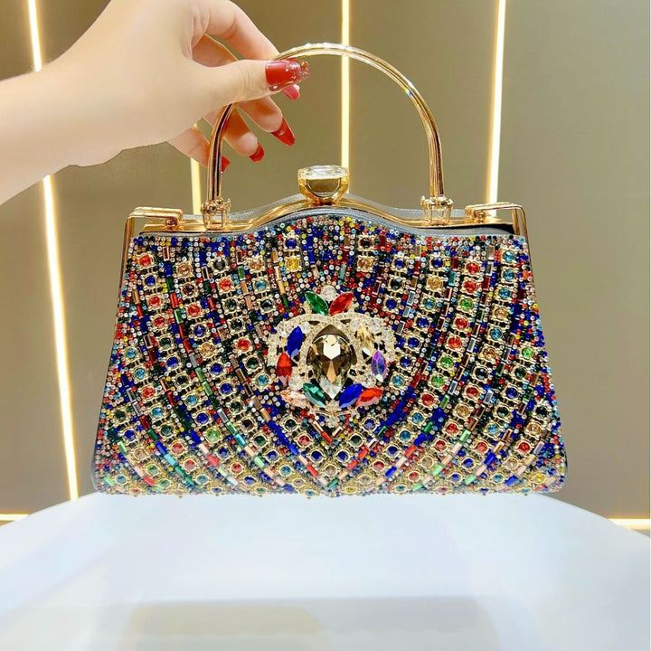 Ornate Bejeweled Evening Handbag