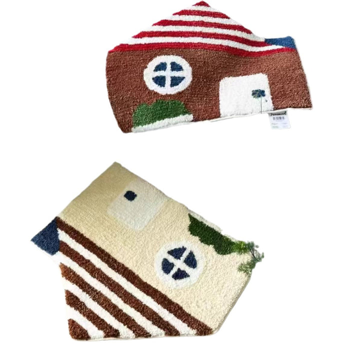 Decorative House-Shaped Bath Mat Kalsten