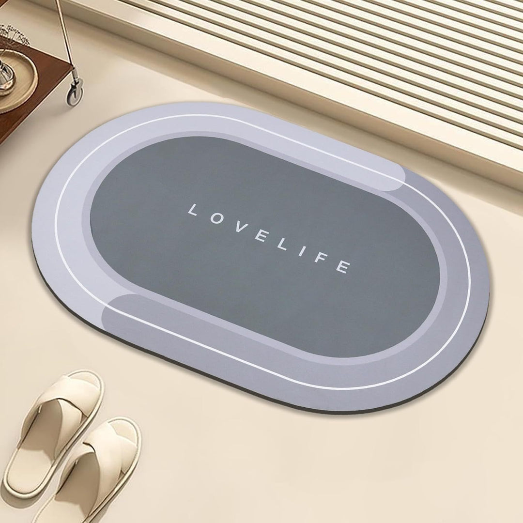 Oval Decorative Welcome Mat Kalsten