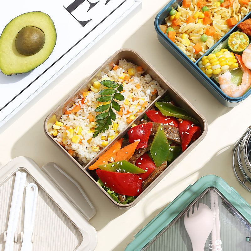 Multi-Functional Food Storage Container with Integrated Utensils