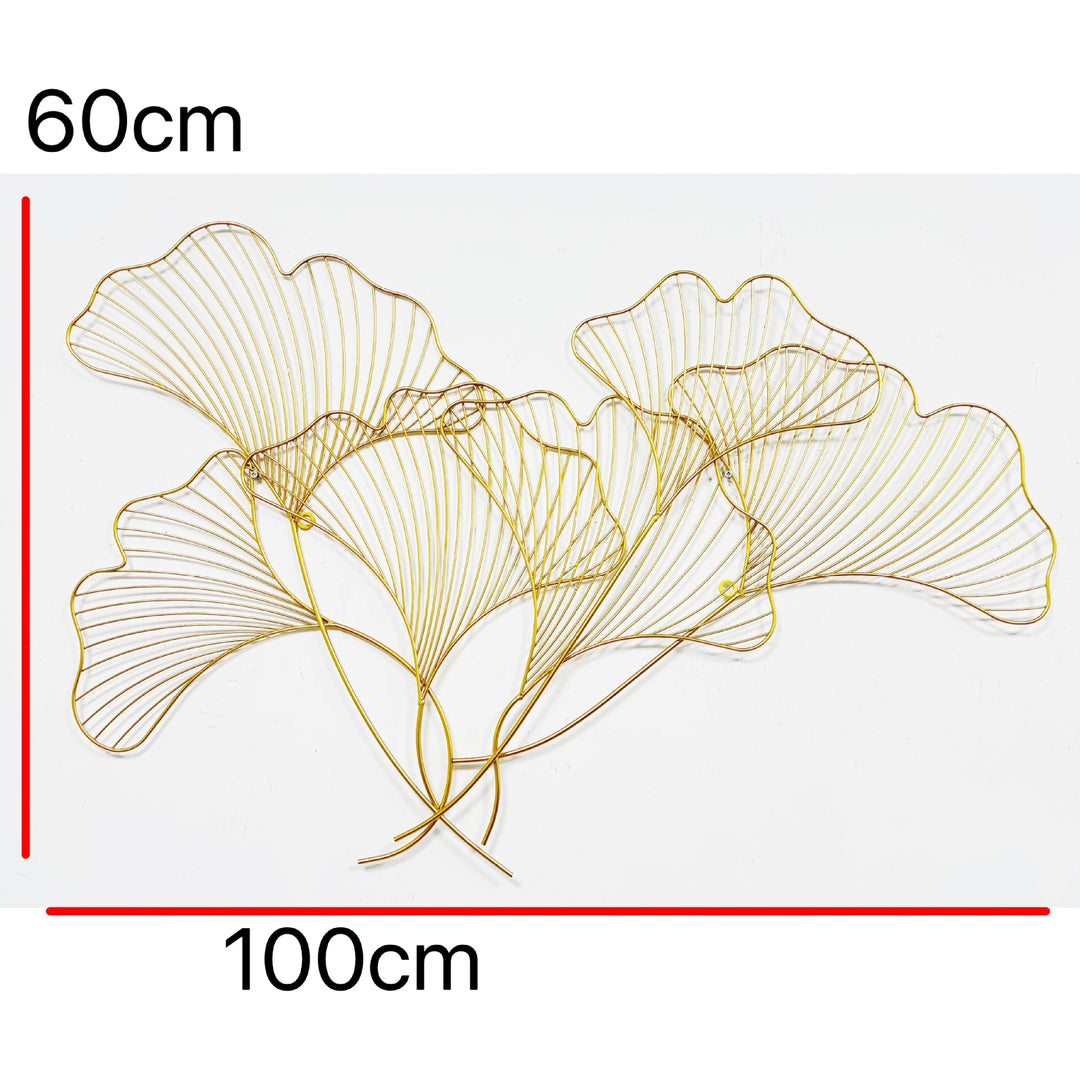Decorative Metal Ginkgo Leaf Wall Art Kalsten