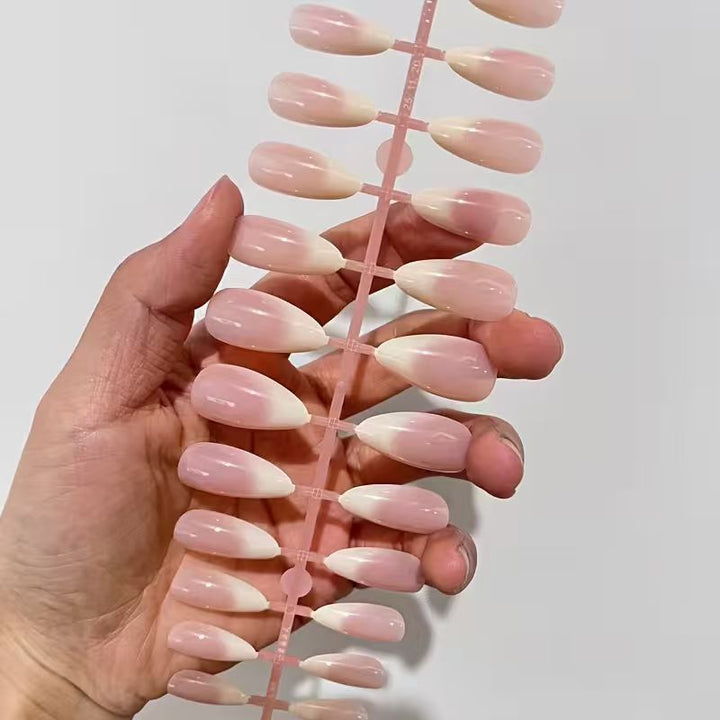 French Tip Acrylic Nail Set Kalsten