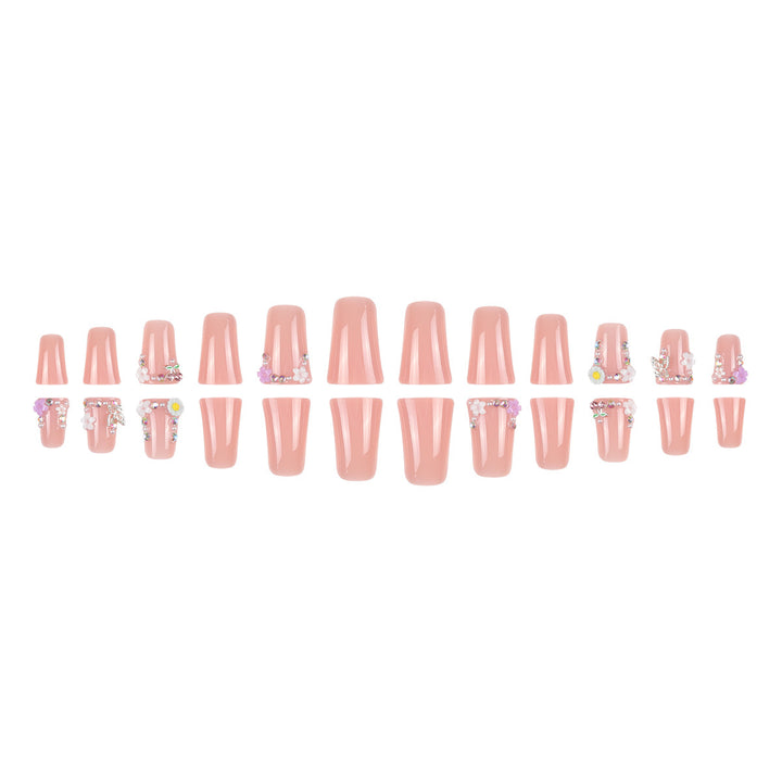 Decorative Floral Nail Art Press-On Set Kalsten 1789085706