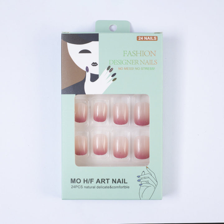 Elegant and high-gloss artificial nails with ombre effect Kalsten