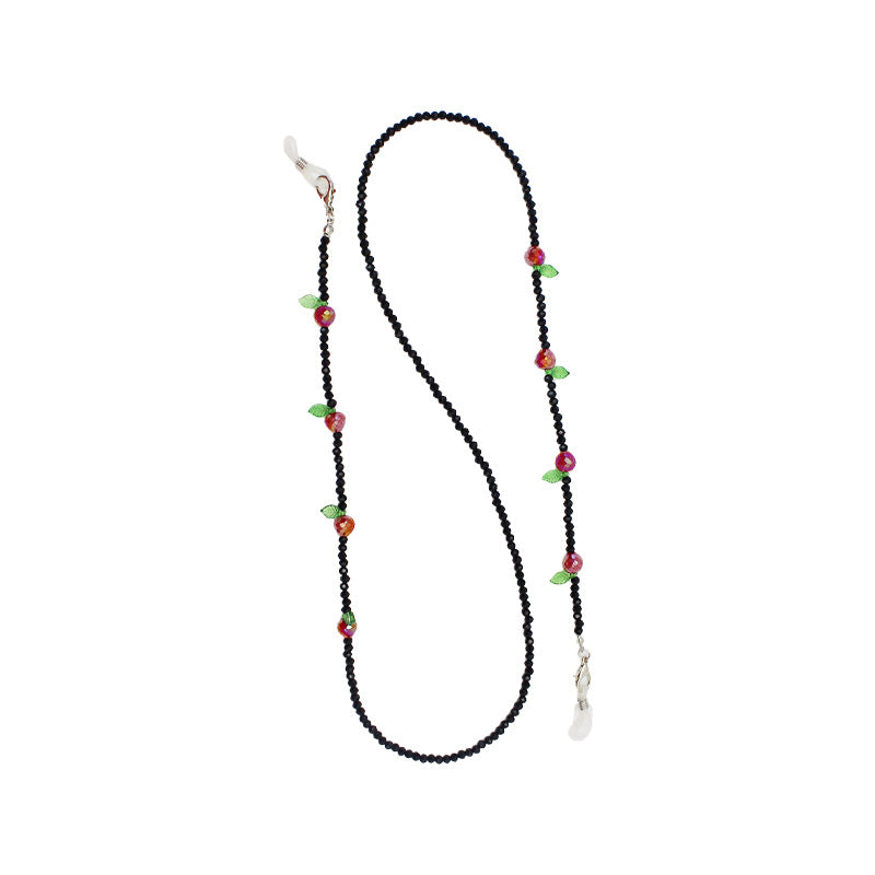 Charming Floral Beaded Eyewear Chain Kalsten