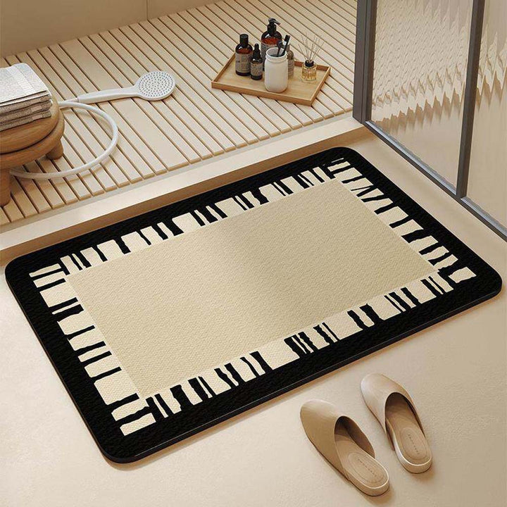 Decorative Oval Bath Mat