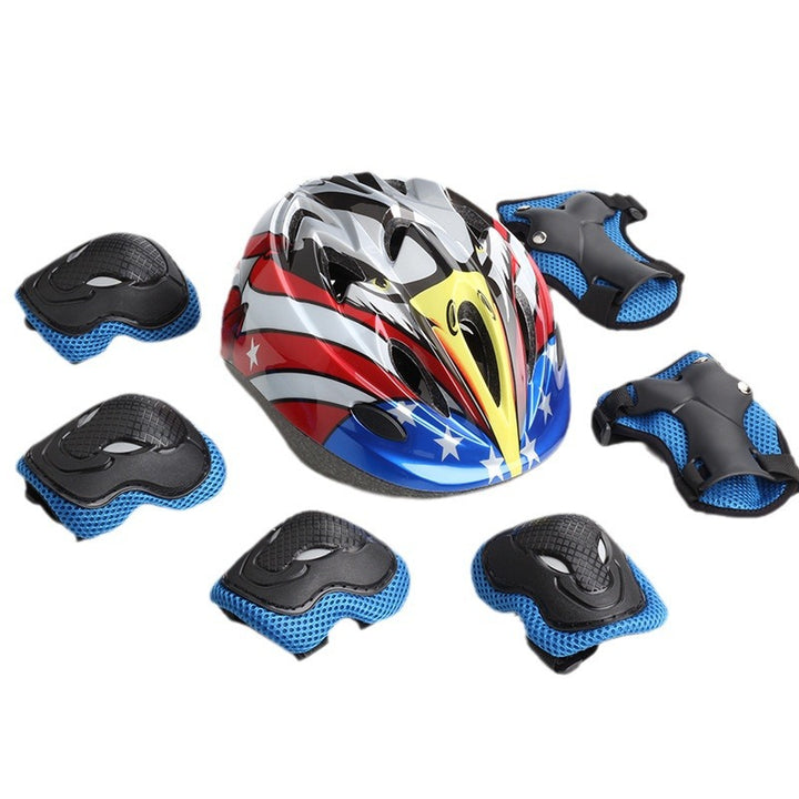 Multi-Protection Cycling Helmet and Pad Set Kalsten