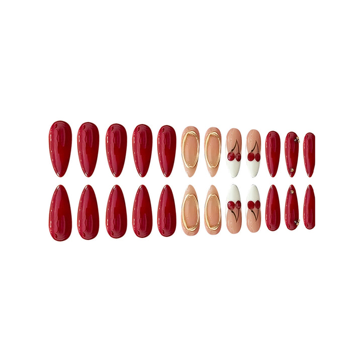 Chic Almond-Shaped Nail Extensions Kalsten