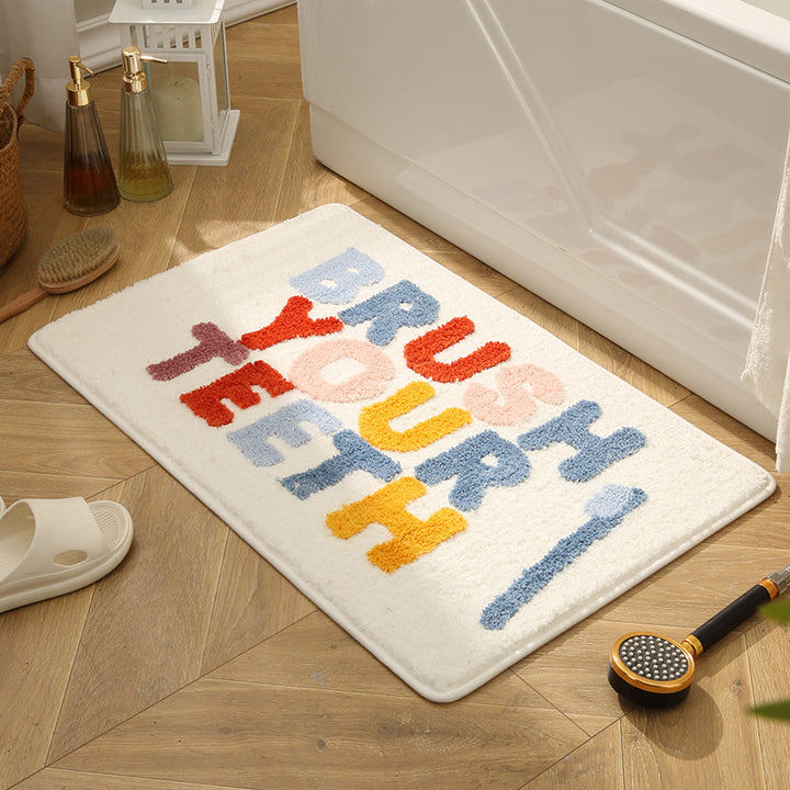 Fun Phrase Bath Mat