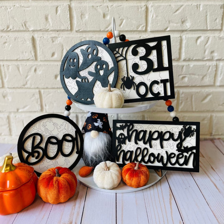 Whimsical Halloween Ghost Decor