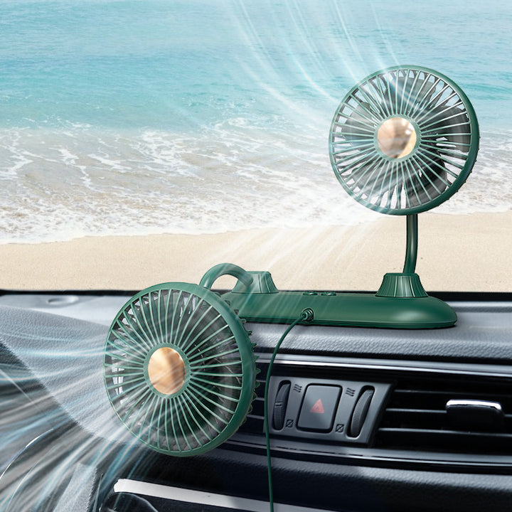Portable Dual Adjustable USB Desk Fan Kalsten