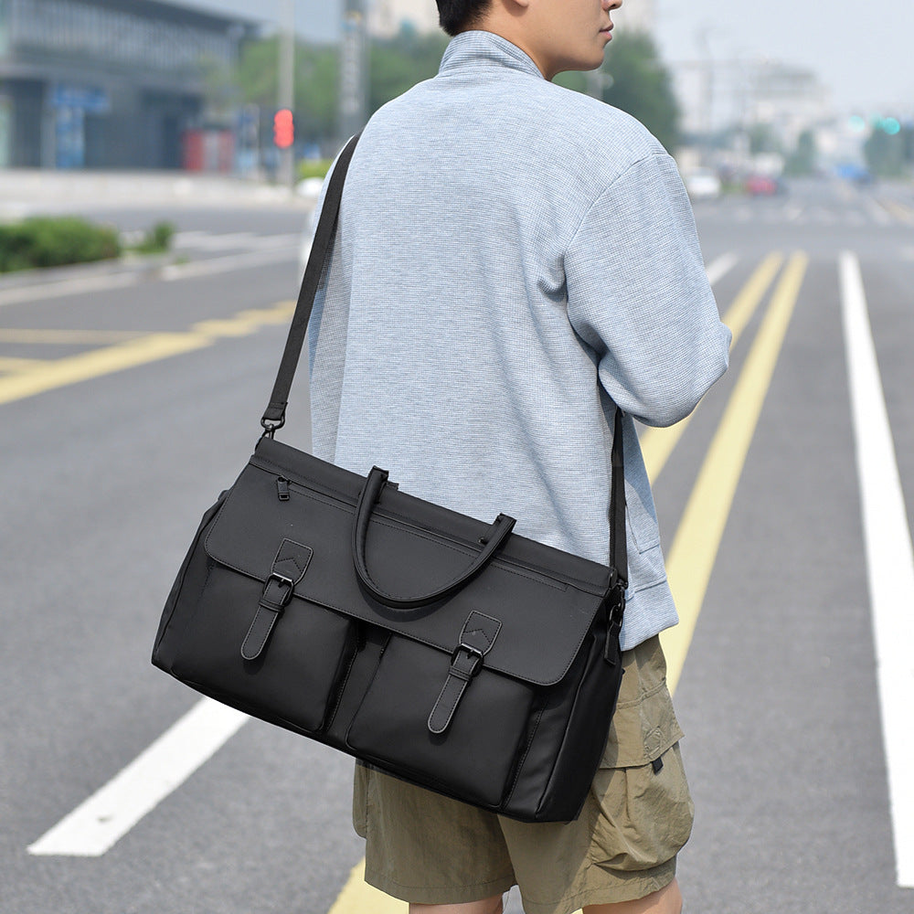 Multi-Compartment Urban Travel Tote