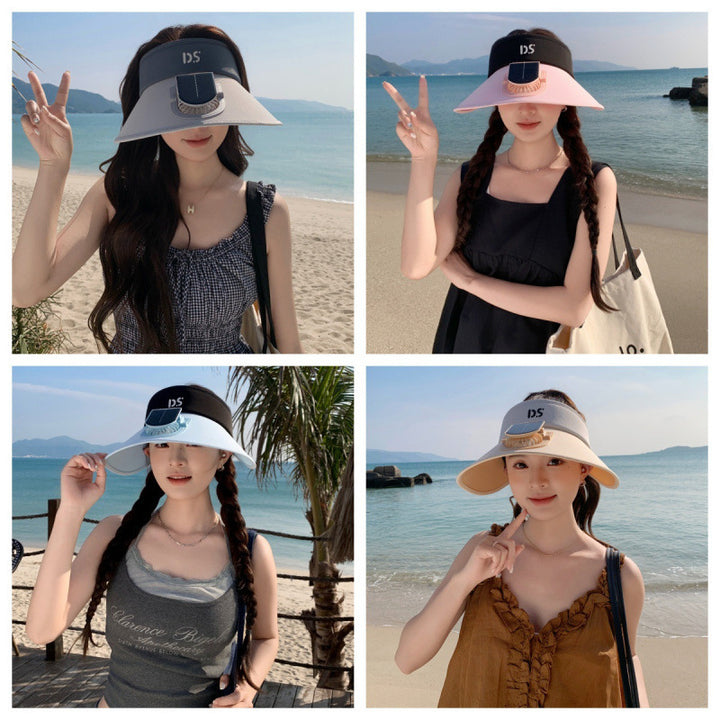Adjustable sun visor with extra wide brim and breathable headband Kalsten