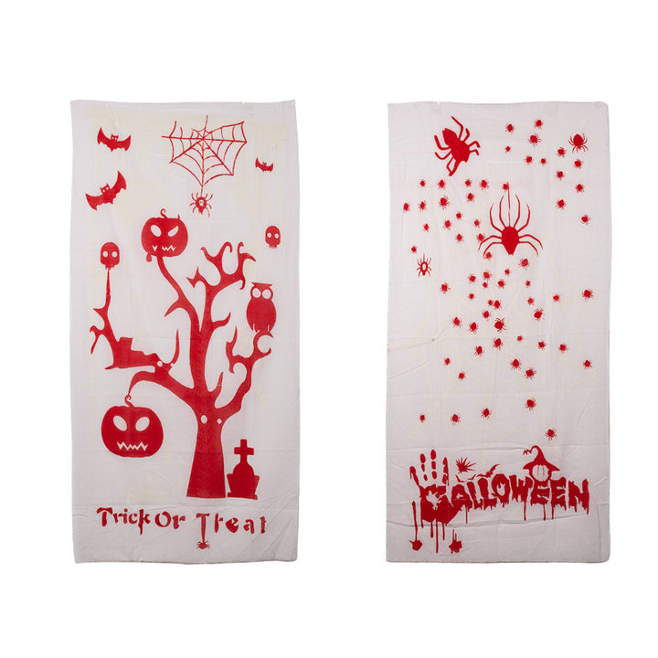Decorative Halloween Glow-in-the-Dark Fabric Banner Kalsten