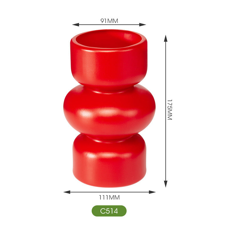 Modern Sculptural Ceramic Planter Kalsten