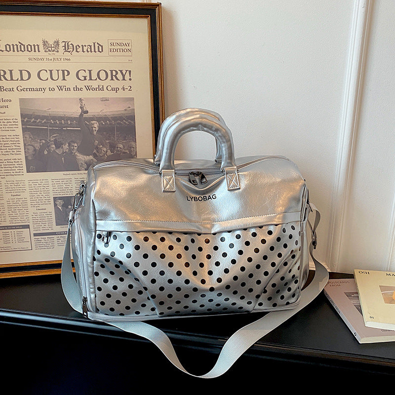 Stylish Polka Dot Travel Duffel Bag Kalsten
