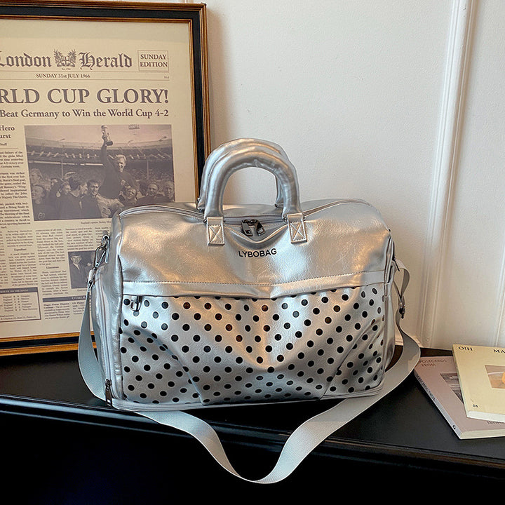 Stylish Polka Dot Travel Duffel Bag Kalsten