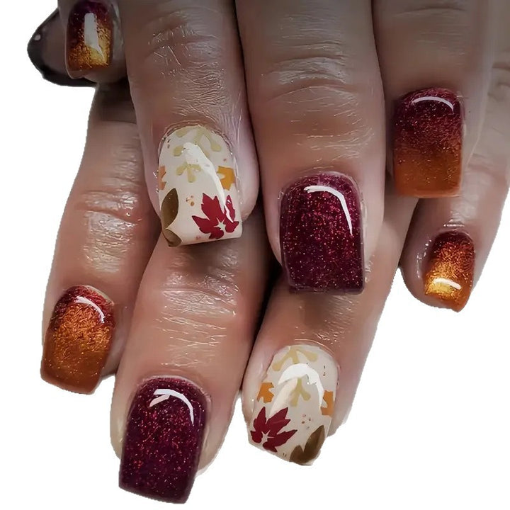 Fall Inspired Nail Art Set Kalsten