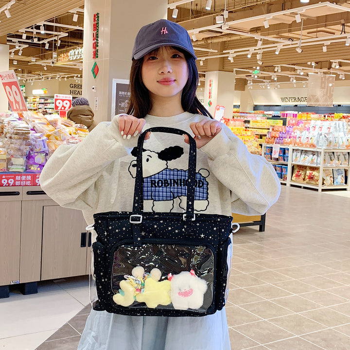 Cute Transparent Organizer Crossbody Bag Kalsten