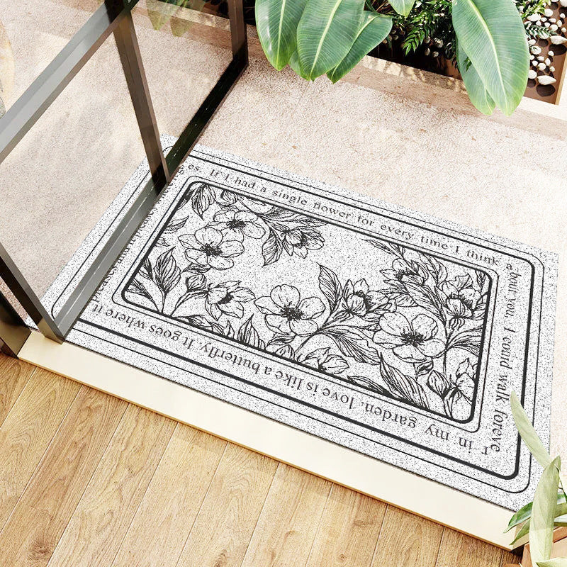 Inspirational Quote Welcome Mat