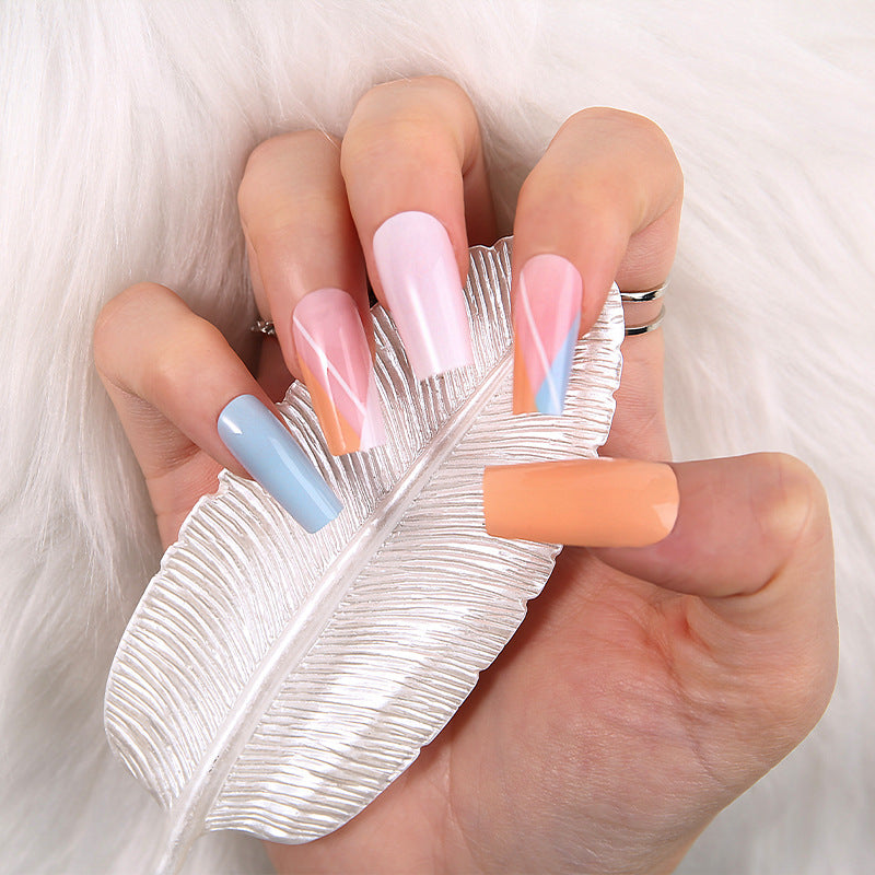 Artificial nail set with unique patterns Kalsten