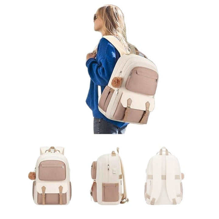 More modern backpack with multiple compartments and stylish detail Kalsten