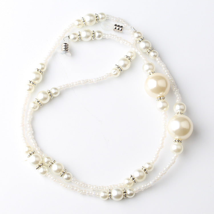 Elegant Pearl Beaded Eyewear Chain Kalsten