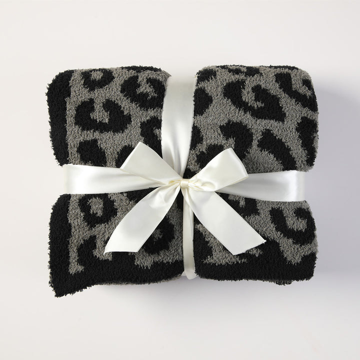 Luxury Leopard Print Throw Kalsten