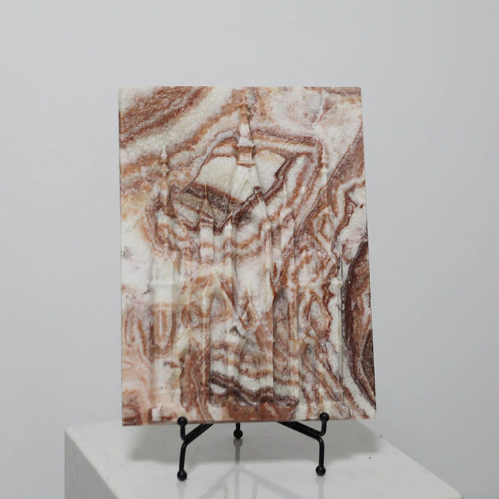 Elegant Marble Decorative Plate