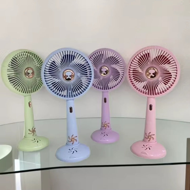 Unisex Portable Mini Fan with Ergonomic Stand and Variable Speed Control Kalsten