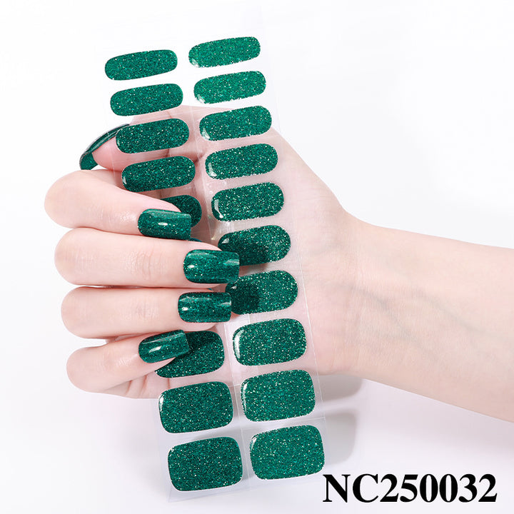 Elegant Glitter Nail Wraps