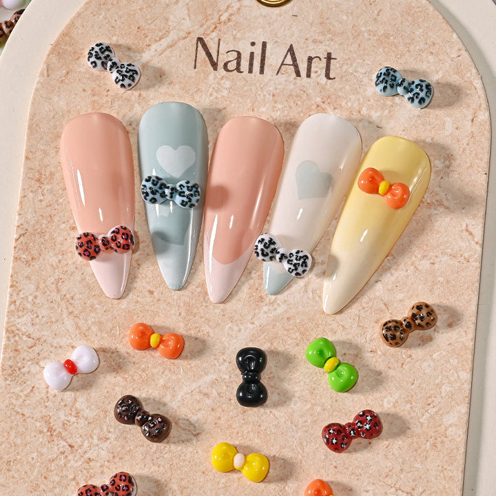 Decorative Resin Bow Charms