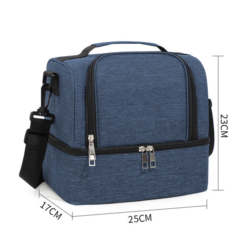 Multi-Compartment Insulated Lunch Cooler Bag