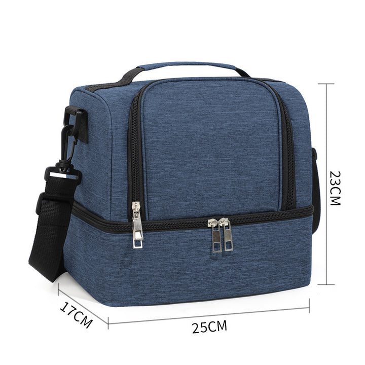 Multi-Compartment Insulated Lunch Cooler Bag