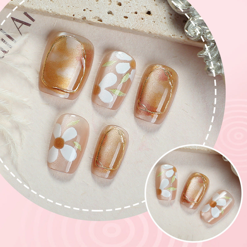 Floral Artistry Press-On Nail Set