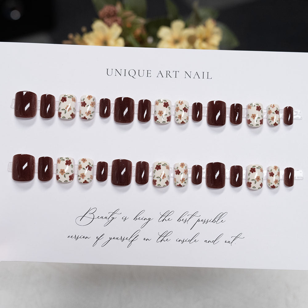 Decorative Floral Nail Art Set