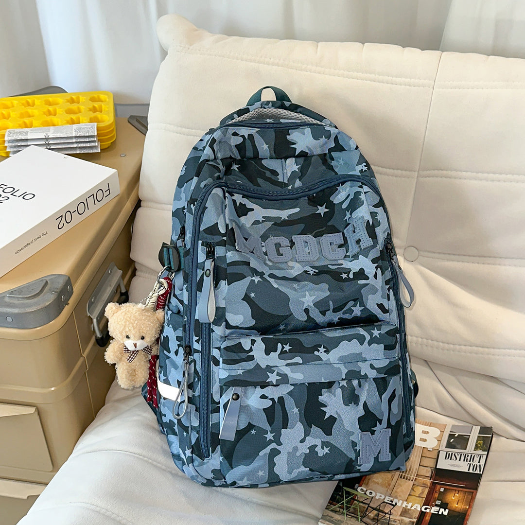Durable Camo-Printed Day Backpack Kalsten