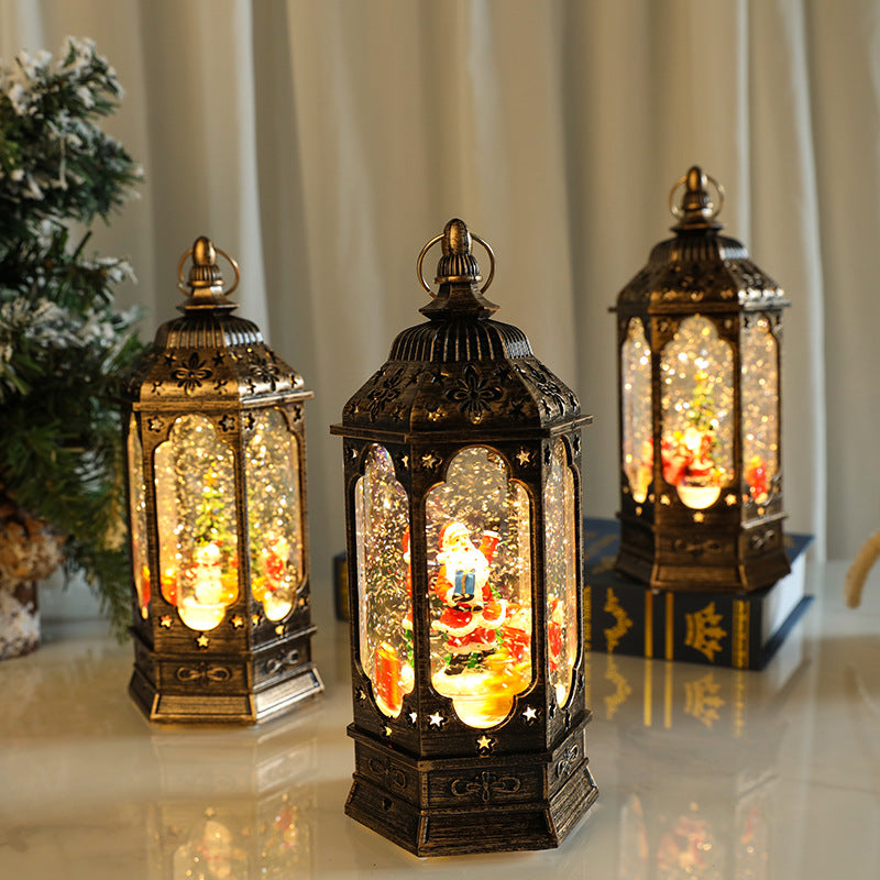 Illuminated Vintage Christmas Lantern Kalsten