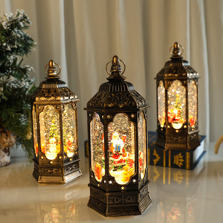 Illuminated Vintage Christmas Lantern Kalsten