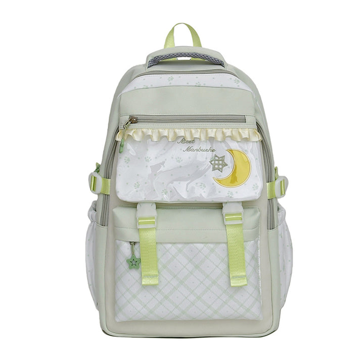 Decorative Graphic Print Backpack Kalsten