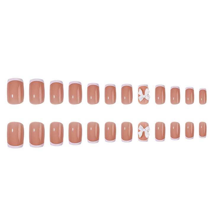 Premium Floral Accent Press-On Nail Set