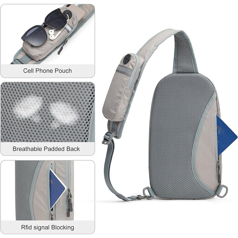 Elegant Sling Backpack with Water-Repellent Material and Ergonomic Design Kalsten