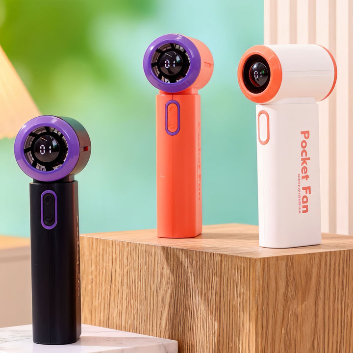 Unisex Portable Mini Fan with LED Display Kalsten