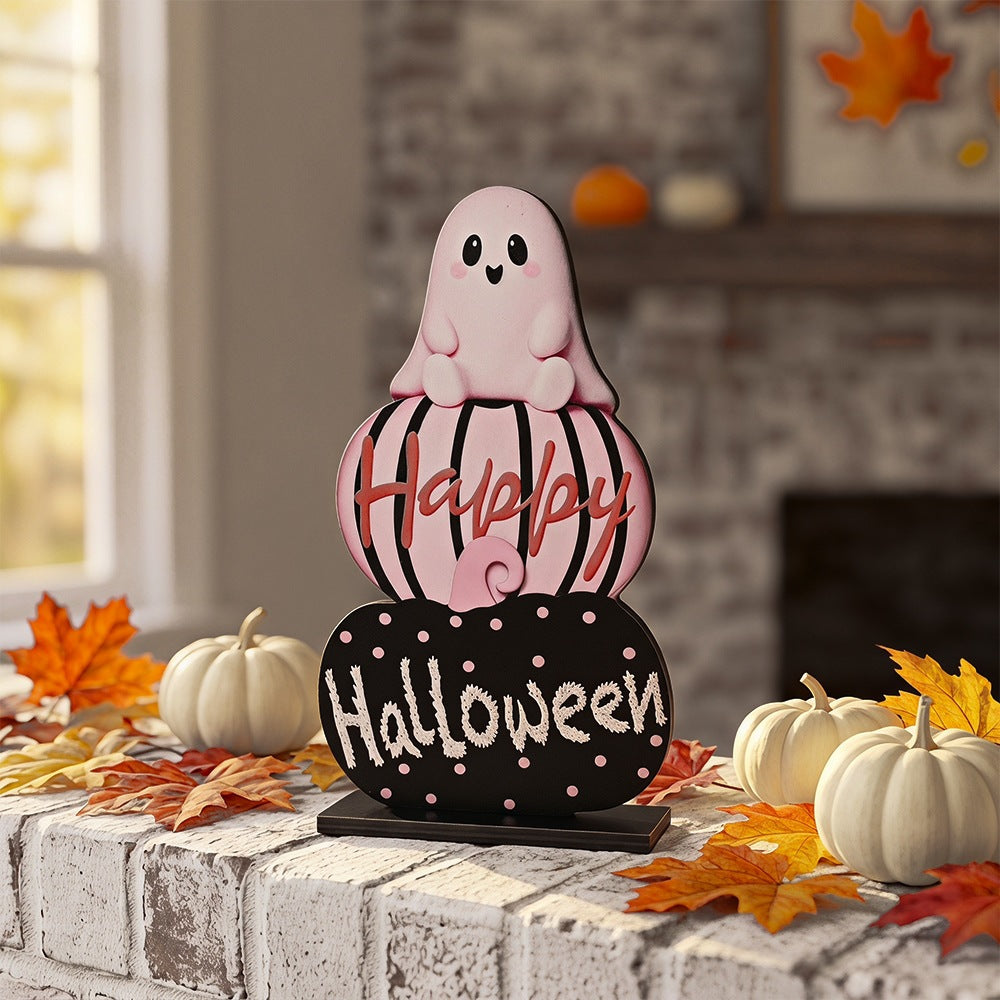 Halloween decoration figure with stacked pumpkins Kalsten