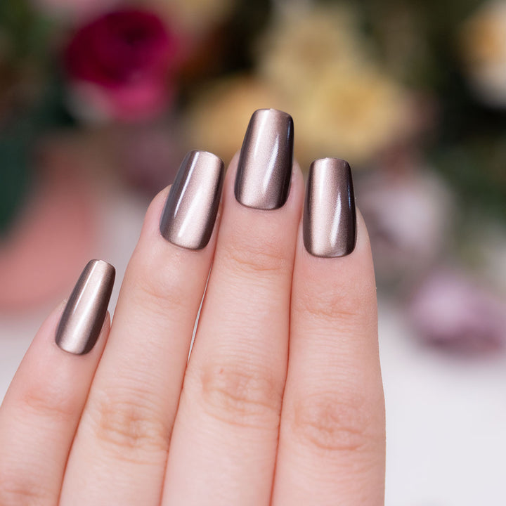 Glossy Press-On Nail Art  1791110921