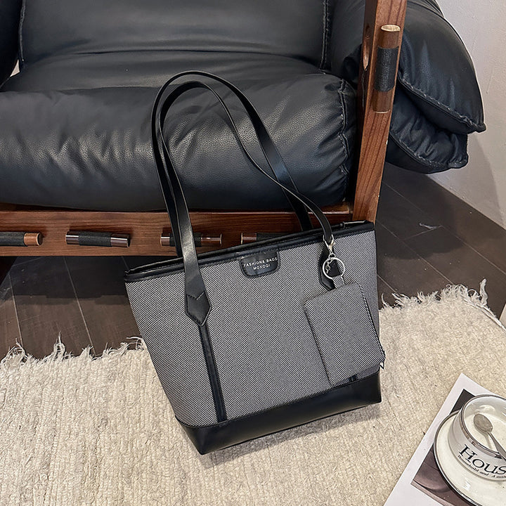 Spacious Multi-Pocket Tote Bag
