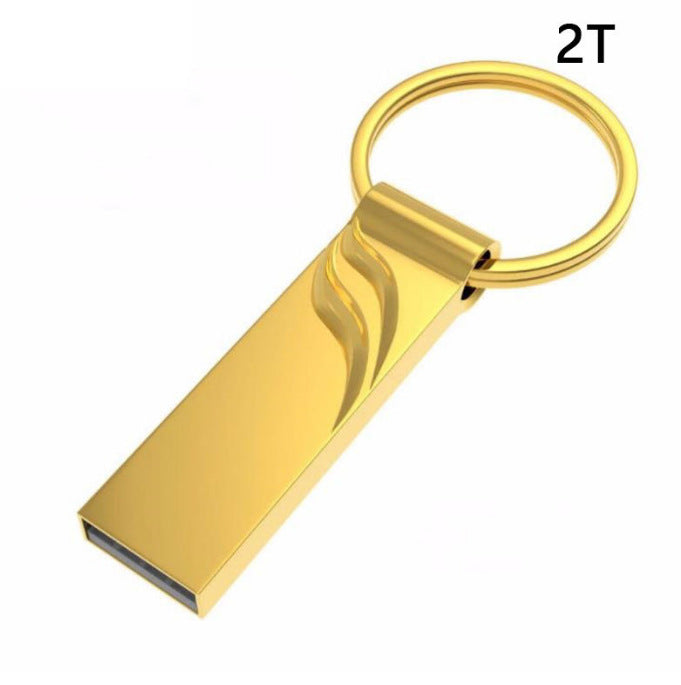 Sleek StainlesSteel Keychain USB Drive Kalsten