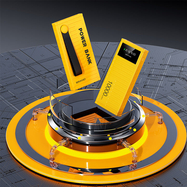 Compact power bank with LED display and fast charging function Kalsten