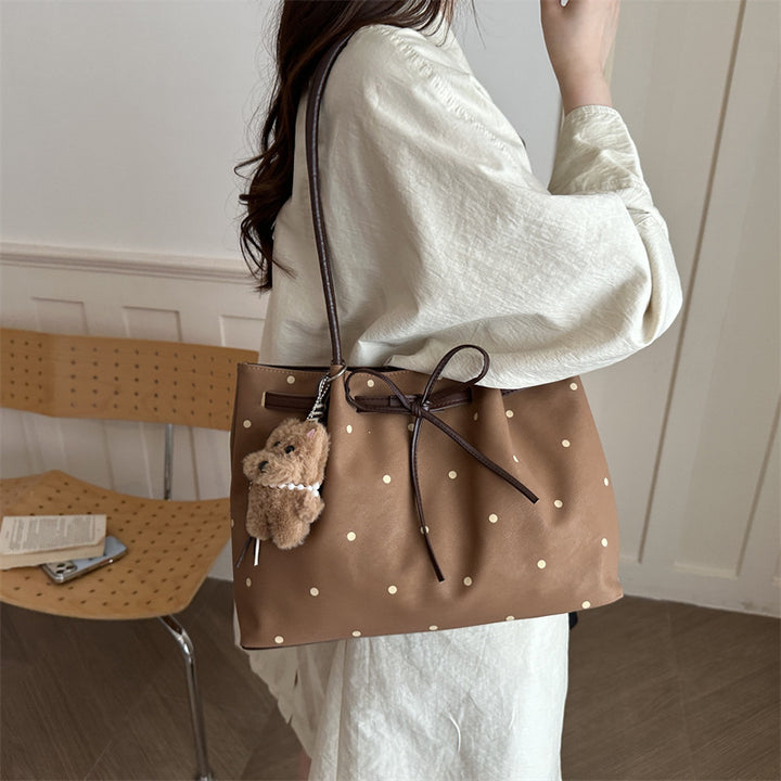 Polka Dot Decorative Tote Bag