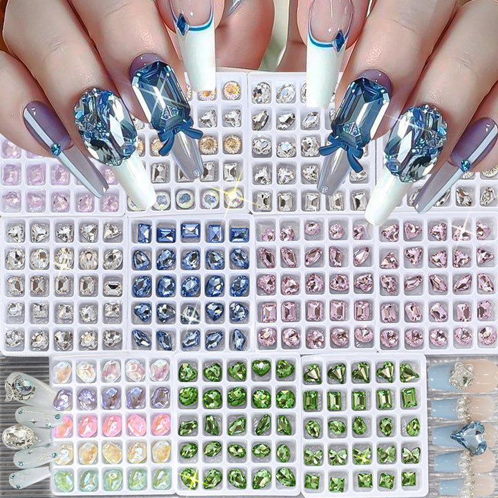 Decorative Resin Nail Art Gem Set